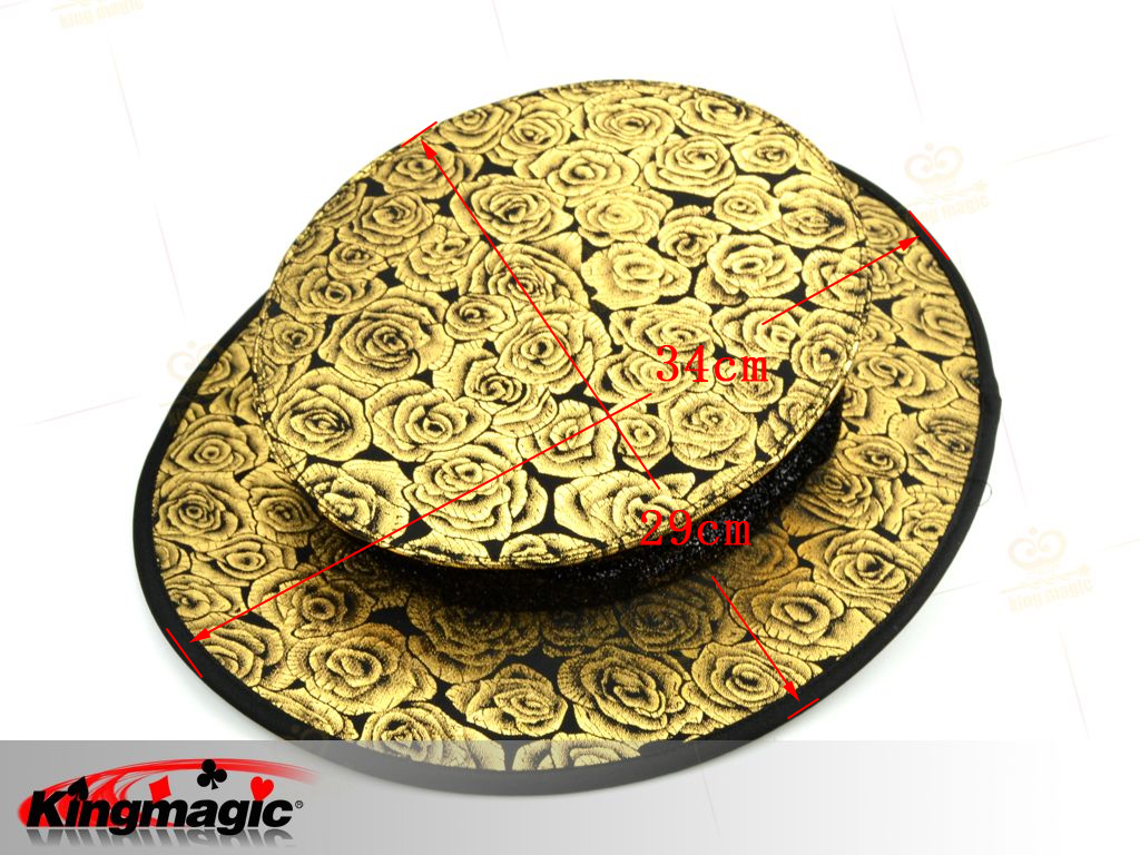 高品质折叠魔术帽(玫瑰花)