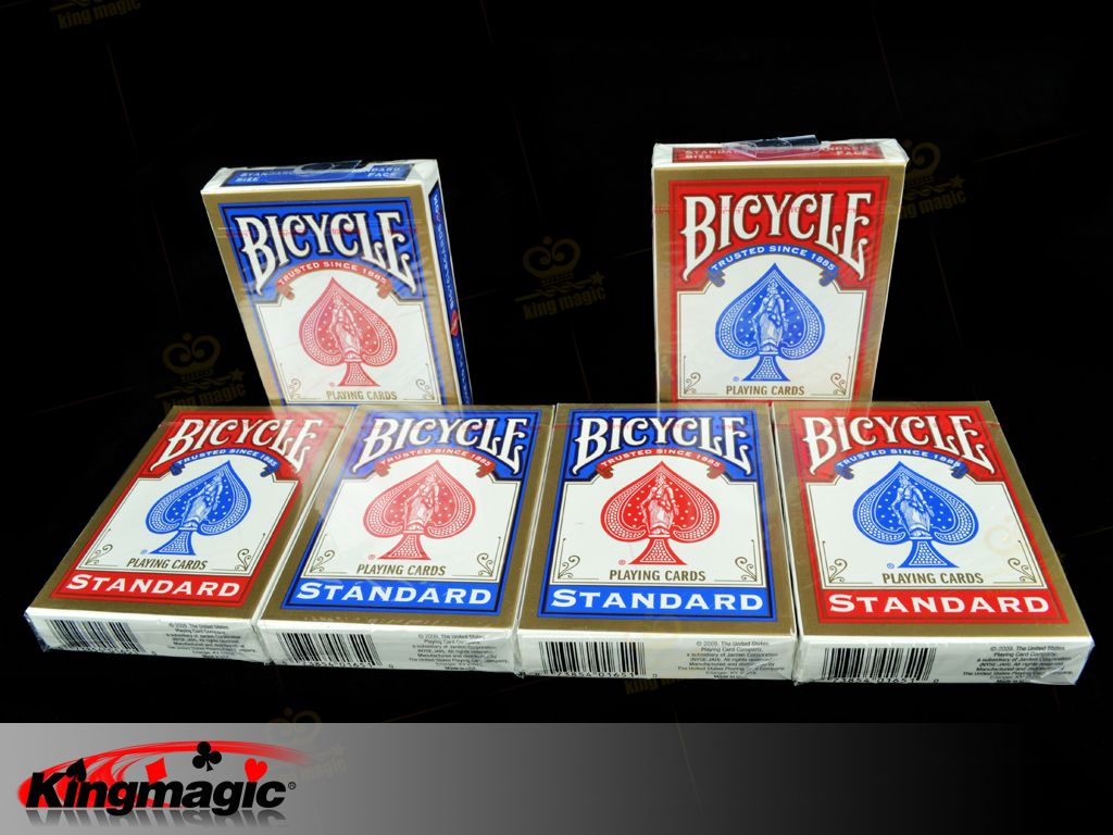 Bicycle原版单车牌(金边红)