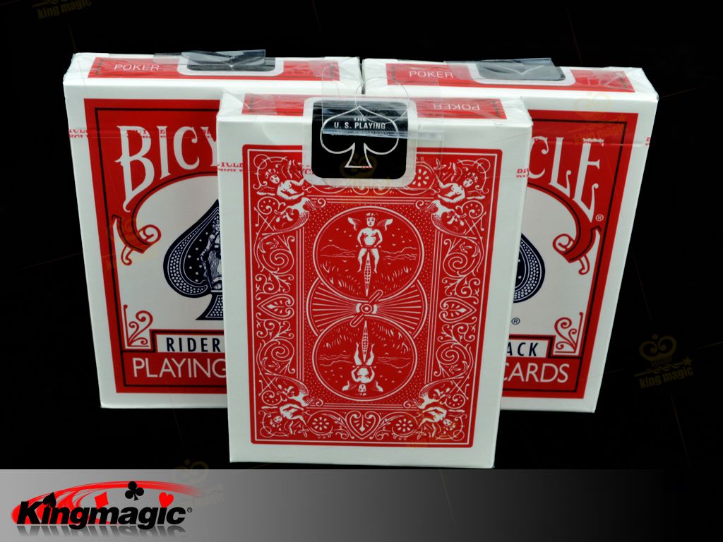 Bicycle原版单车牌(白边红)