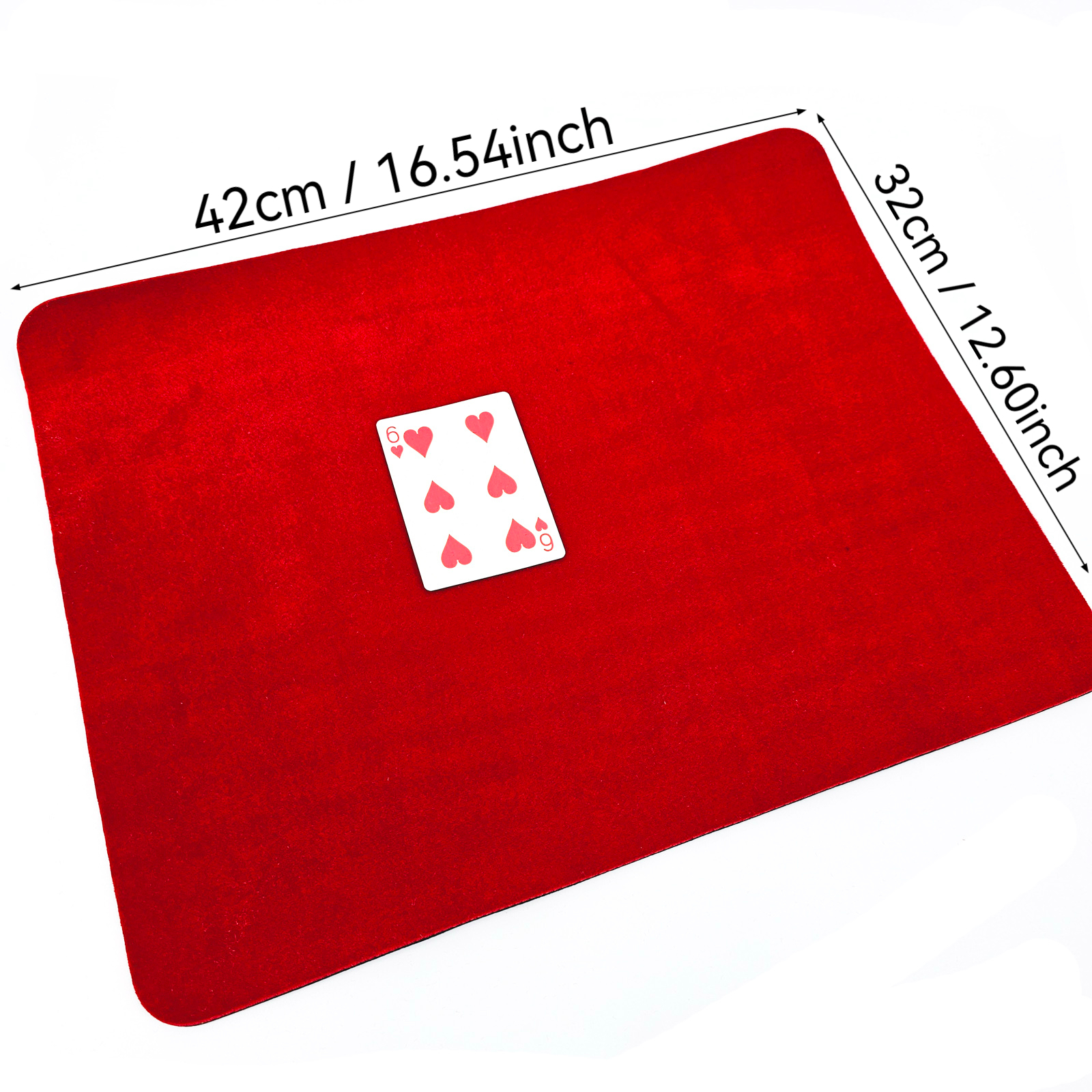 牌垫(中号42x32CM红色)
