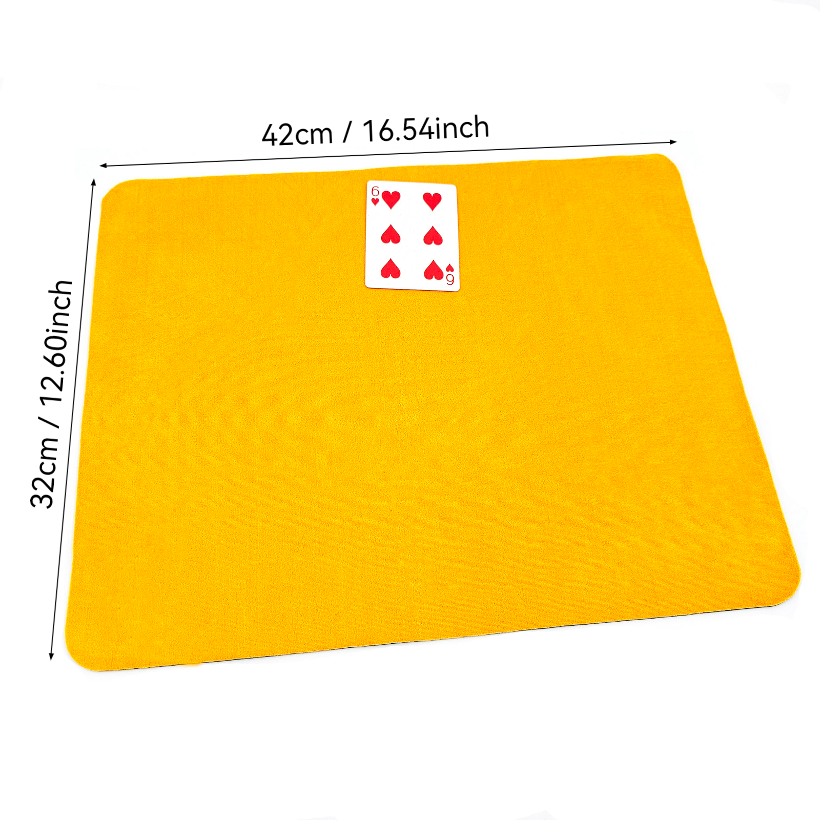 牌垫(中号42x32CM黄色)