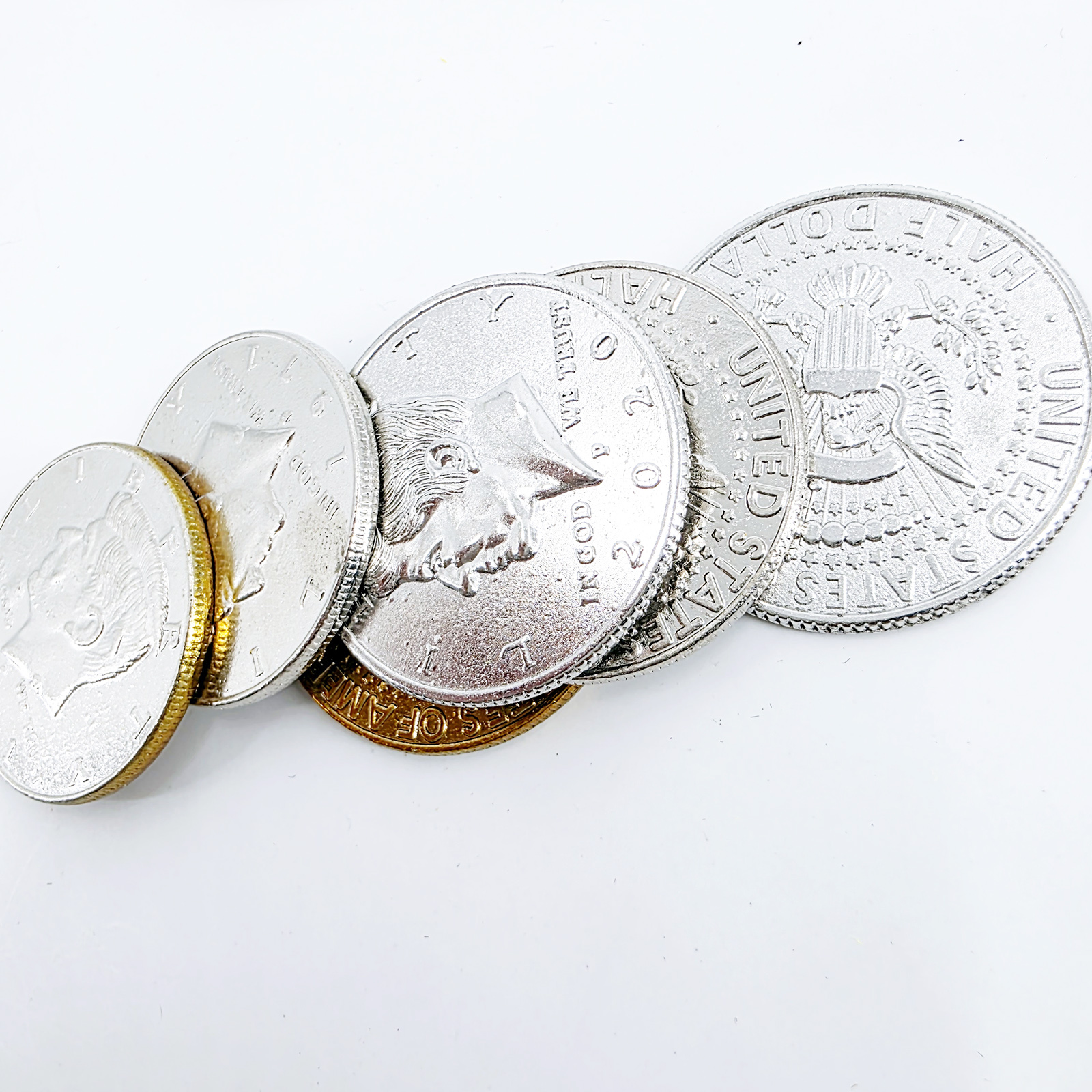 50美分硬币(金)