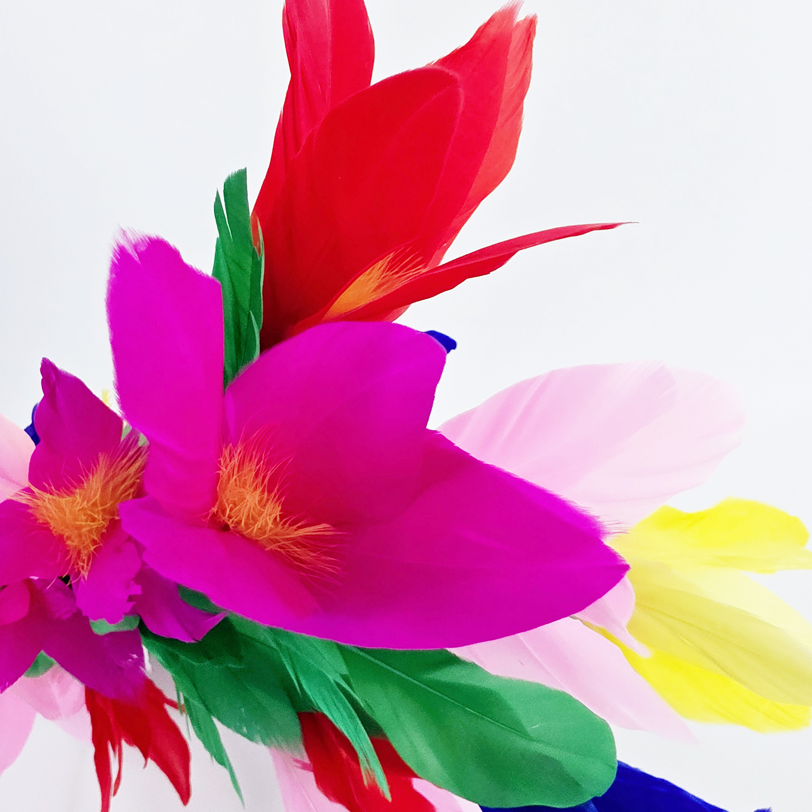 四色缩棒变花